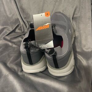 Avia Men's Gray and Black Athletic Slip-On Shoes